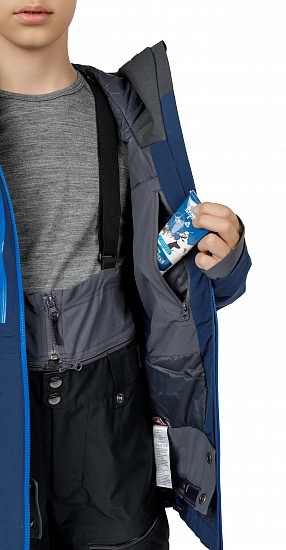 Куртка детская Norrona Lofoten Gore-Tex PrimaLoft Indigo Night - Фото 9 большая