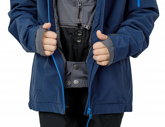 Куртка детская Norrona Lofoten Gore-Tex PrimaLoft Indigo Night - Фото 12 большая