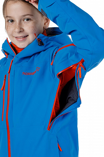 Куртка детская Norrona Lofoten Gore-Tex Primaloft Campanula - Фото 3 большая