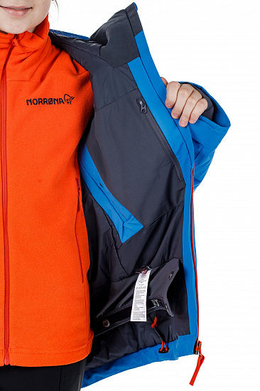 Куртка детская Norrona Lofoten Gore-Tex Primaloft Campanula - Фото 5 большая