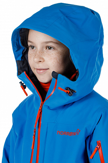 Куртка детская Norrona Lofoten Gore-Tex Primaloft Campanula - Фото 10 большая