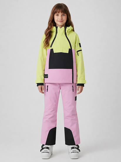 Куртка детская (анорак) Color Kids Jr. Ski Shadow Lime - Фото 5 большая