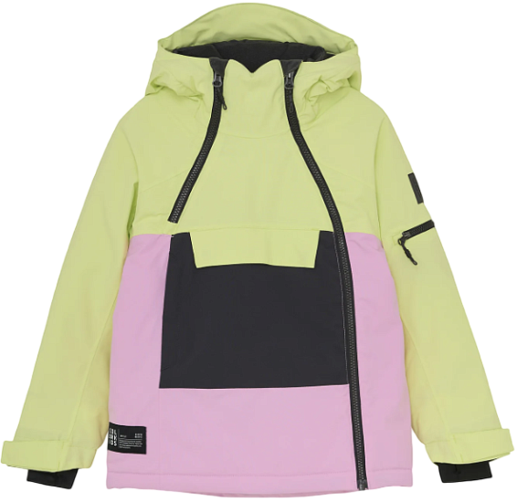 Куртка детская Color Kids Jr. Ski Shadow Lime - Фото 1 большая