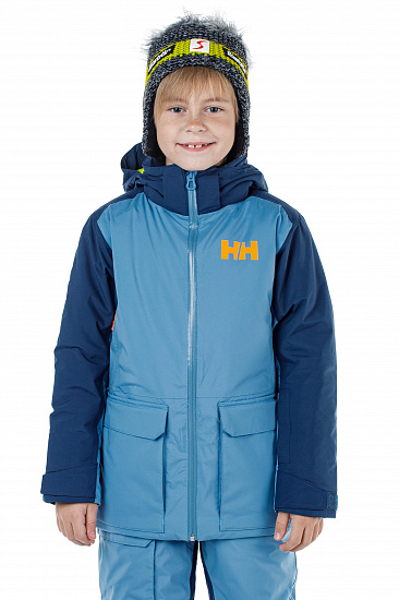 Куртка детская Helly Hansen Skyhigh Blue Fog - Фото 8 большая