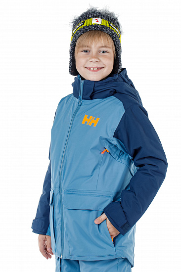 Куртка детская Helly Hansen Skyhigh Blue Fog - Фото 9 большая
