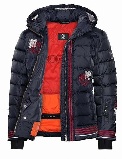 Куртка детская Bogner Ivy-D Navy - Фото 3 большая
