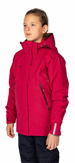Куртка детская Bergans Ervik Ins Girl Dk Sorbet/Jam - Фото 3 большая