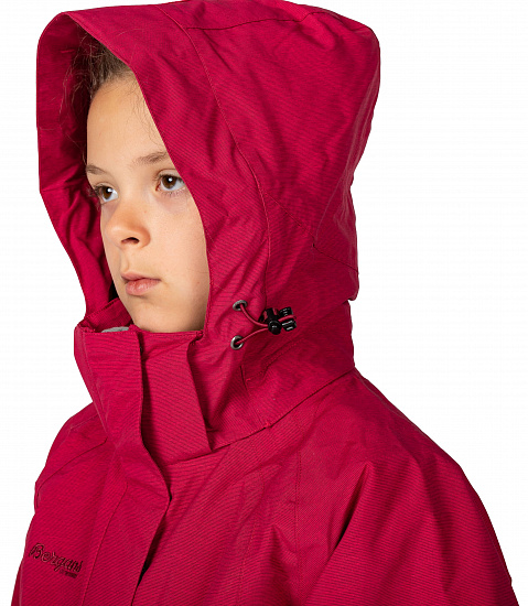 Куртка детская Bergans Ervik Ins Girl Dk Sorbet/Jam - Фото 7 большая