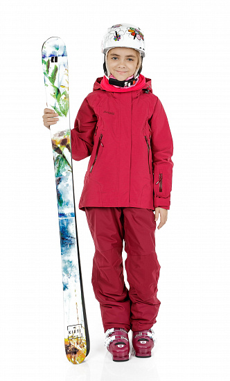 Куртка детская Bergans Ervik Ins Girl Dk Sorbet/Jam - Фото 11 большая