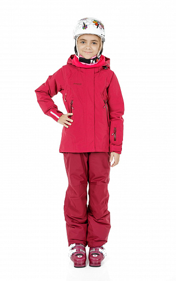 Куртка детская Bergans Ervik Ins Girl Dk Sorbet/Jam - Фото 12 большая