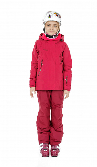 Куртка детская Bergans Ervik Ins Girl Dk Sorbet/Jam - Фото 13 большая