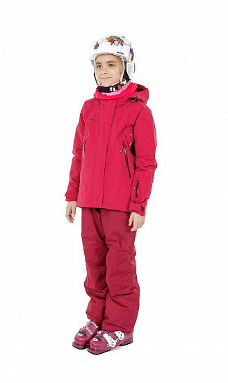 Куртка детская Bergans Ervik Ins Girl Dk Sorbet/Jam - Фото 14 большая