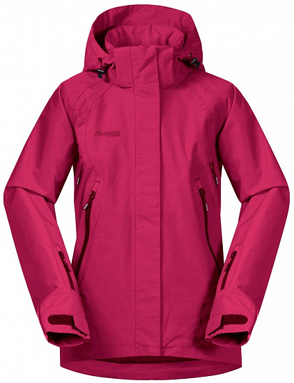 Куртка детская Bergans Ervik Ins Girl Dk Sorbet/Jam - Фото 1 большая