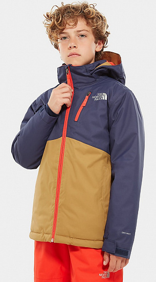 Куртка детская The North Face Snowquest Plus British Khaki - Фото 4 большая