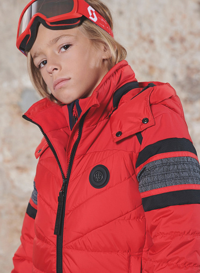 Куртка детская Poivre Blanc W20-0903-JRBY Scarlet Red 5 - Фото 3 большая