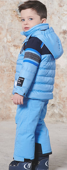 Куртка детская Poivre Blanc W-0903-BBBY Fancy Artic Blue - Фото 2 большая