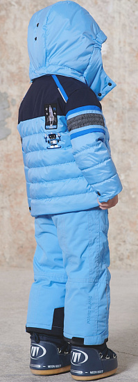 Куртка детская Poivre Blanc W-0903-BBBY Fancy Artic Blue - Фото 3 большая