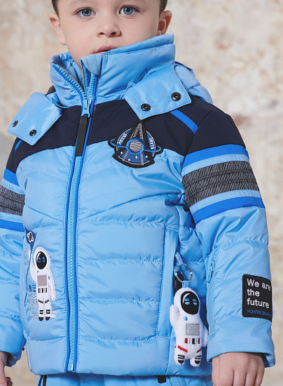 Куртка детская Poivre Blanc W-0903-BBBY Fancy Artic Blue - Фото 4 большая