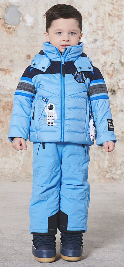 Куртка детская Poivre Blanc W-0903-BBBY Fancy Artic Blue - Фото 7 большая