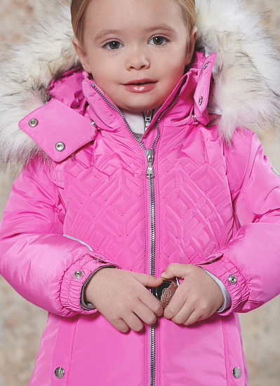 Куртка детская Poivre Blanc W20-1003-BBGL/A Rubis Pink - Фото 6 большая