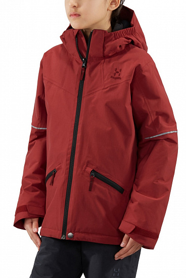 Куртка детская Haglofs Niva Insulated Brick Red - Фото 3 большая