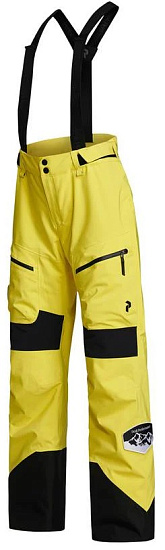 Брюки женские Peak Performance Vertixs 2L Patch Citrine/Black - Фото 3 большая