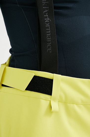 Брюки женские Peak Performance Vertixs 2L Patch Citrine/Black - Фото 10 большая