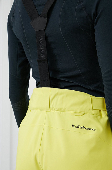 Брюки женские Peak Performance Vertixs 2L Patch Citrine/Black - Фото 11 большая