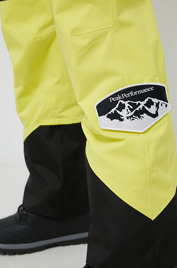 Брюки женские Peak Performance Vertixs 2L Patch Citrine/Black - Фото 13 большая