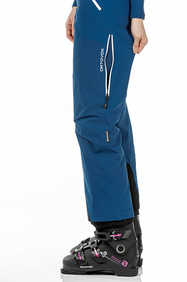Брюки женские Ortovox 2L Swisswool Andermatt Night Blue - Фото 4 большая