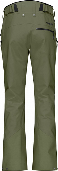 Брюки женские Norrona Lofoten Gore-Tex Pro Olive Night - Фото 2 большая