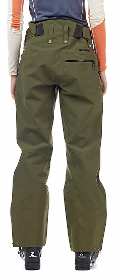 Брюки женские Norrona Lofoten Gore-Tex Pro Olive Night - Фото 8 большая