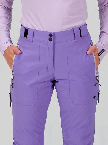 Брюки женские Rehall Fem-R Paisley Purple - Фото 4 большая