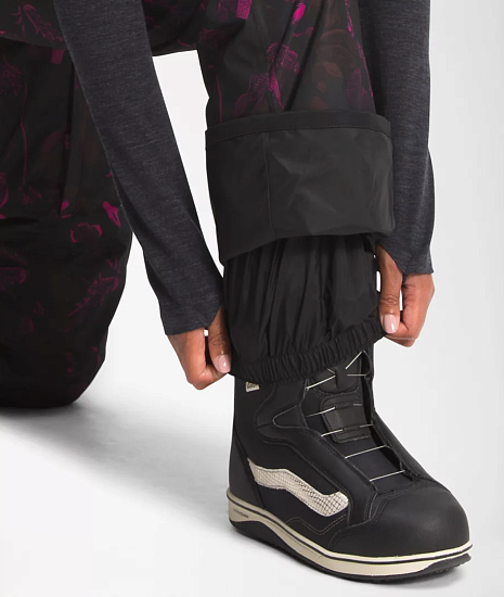 Брюки женские The North Face Freedom Bib Roxbury Pink Halftone Floral Print - Фото 7 большая