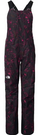 Брюки женские The North Face Freedom Bib Roxbury Pink Halftone Floral Print - Фото 1 большая