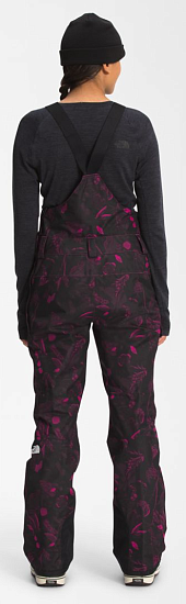 Брюки женские The North Face Freedom Bib Roxbury Pink Halftone Floral Print - Фото 4 большая