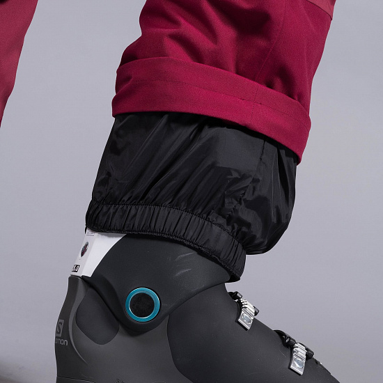 Брюки женские Bergans Hafslo Ins BeetRed/SilverGrey - Фото 6 большая