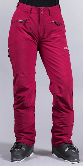 Брюки женские Bergans Oppdal Ins BeetRed/SilverGrey - Фото 2 большая