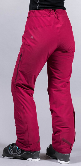 Брюки женские Bergans Oppdal Ins BeetRed/SilverGrey - Фото 3 большая