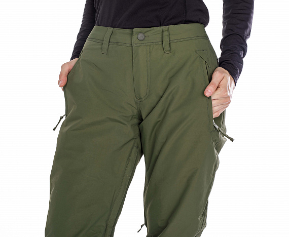Брюки женские Burton Society Rifle Green - Фото 8 большая