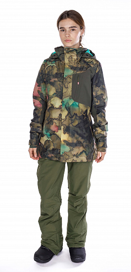 Брюки женские Burton Society Rifle Green - Фото 12 большая