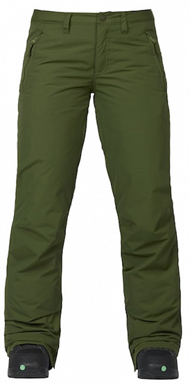 Брюки женские Burton Society Rifle Green - Фото 1 большая