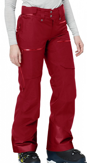 Брюки женские Norrona Lofoten Gore-Tex Insulated Rhubarb - Фото 3 большая