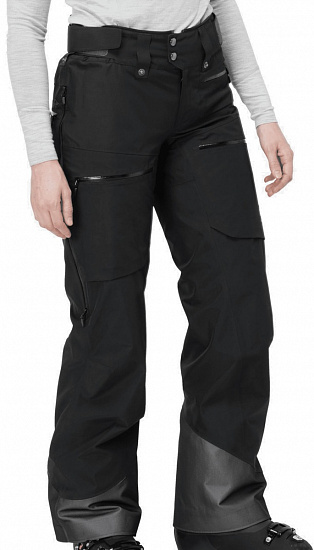 Брюки женские Norrona Lofoten Gore-Tex Insulated Caviar - Фото 3 большая