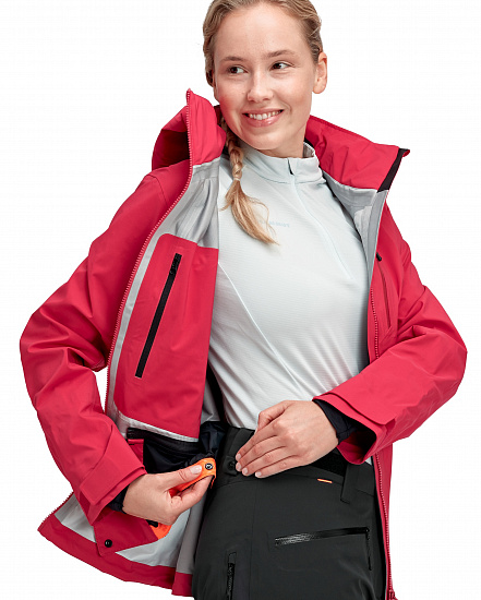 Брюки женские Mammut Stoney HS Thermo Black - Фото 7 большая