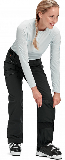 Брюки женские Mammut Stoney HS Thermo Black - Фото 9 большая