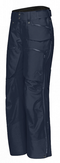 Брюки женские Norrona Lofoten Gore-Tex Pro Indigo Night - Фото 2 большая