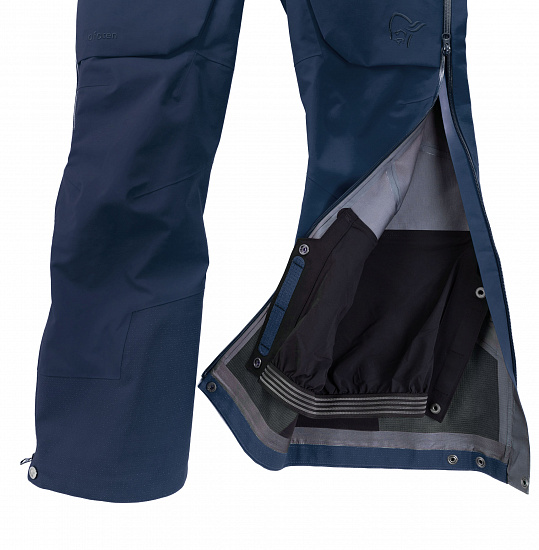 Брюки женские Norrona Lofoten Gore-Tex Pro Indigo Night - Фото 5 большая