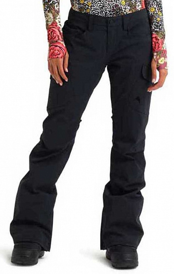 Брюки женские Burton Gore-Tex Gloria True Black - Фото 2 большая