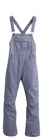 Брюки женские Burton Avalon Bib Folkstone Gray - Фото 1 большая